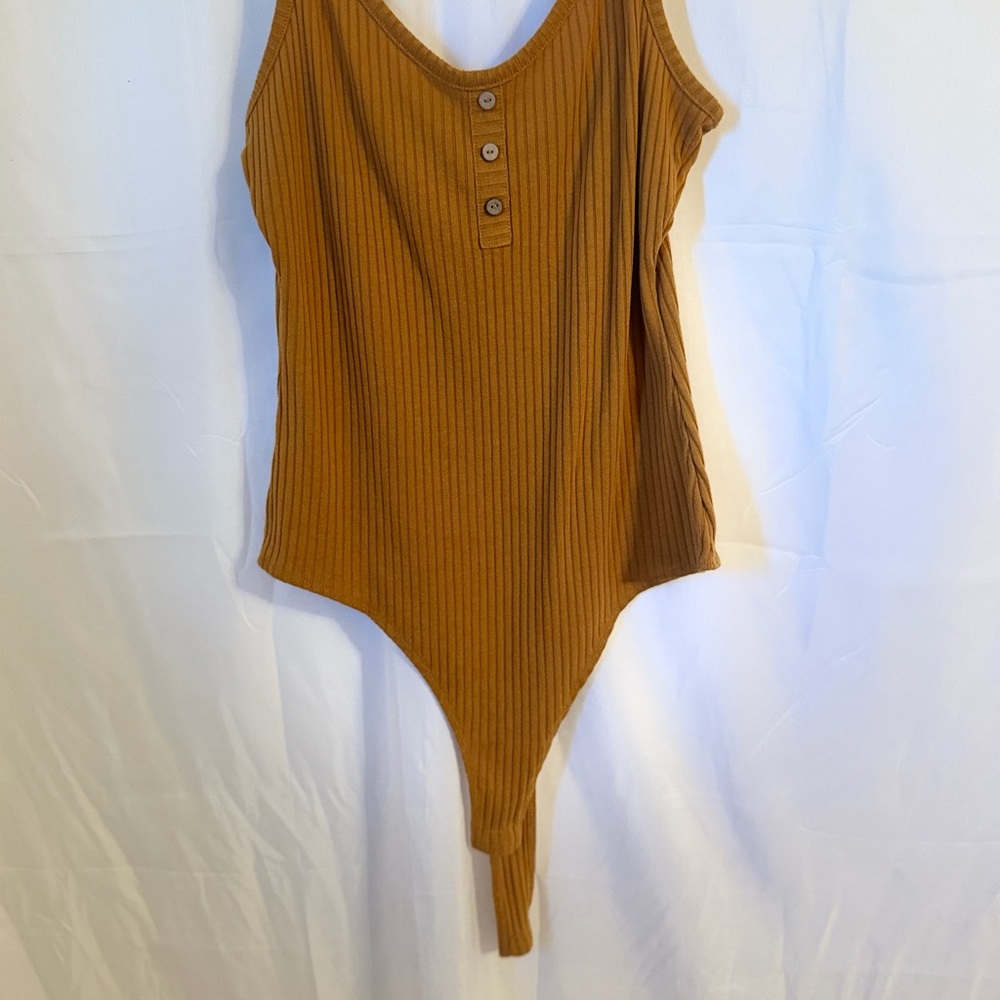 Rue21 Ribbed Golden Kids Bodysuit